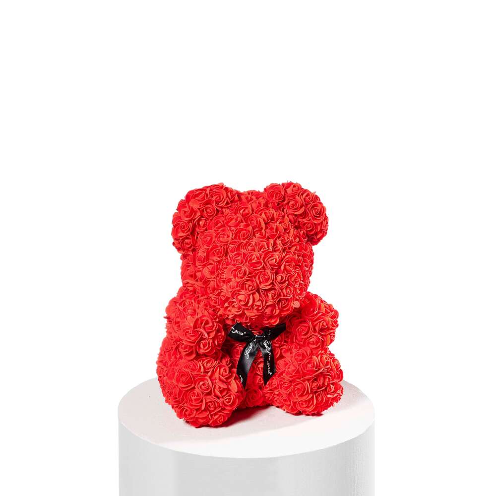 Big rose teddy bear online