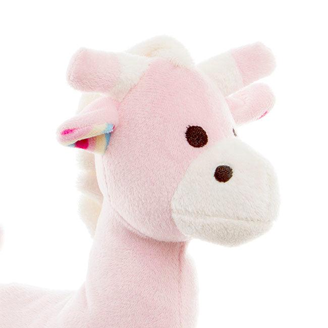 Pink Giraffe Baby Rattle