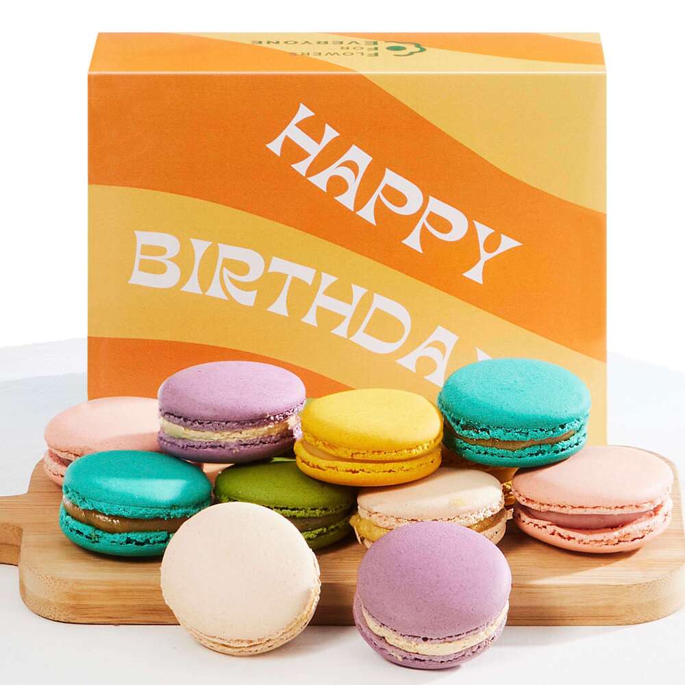 Birthday Macarons