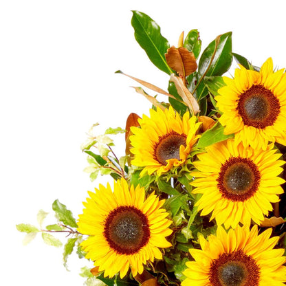 Sunflower Gold Vase