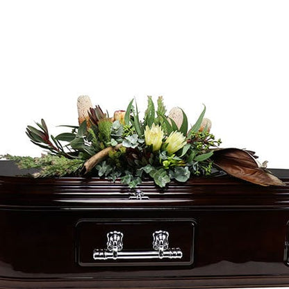 Sculptural Native Casket Flowers