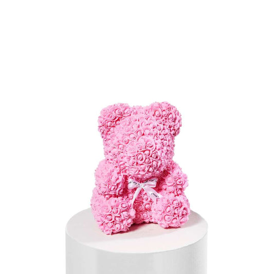 Large Pink Rose Bear