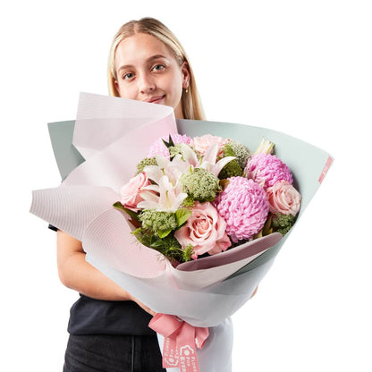 Pink Lace Bouquet