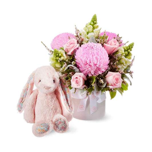 Pink Wish with Jellycat Bunny