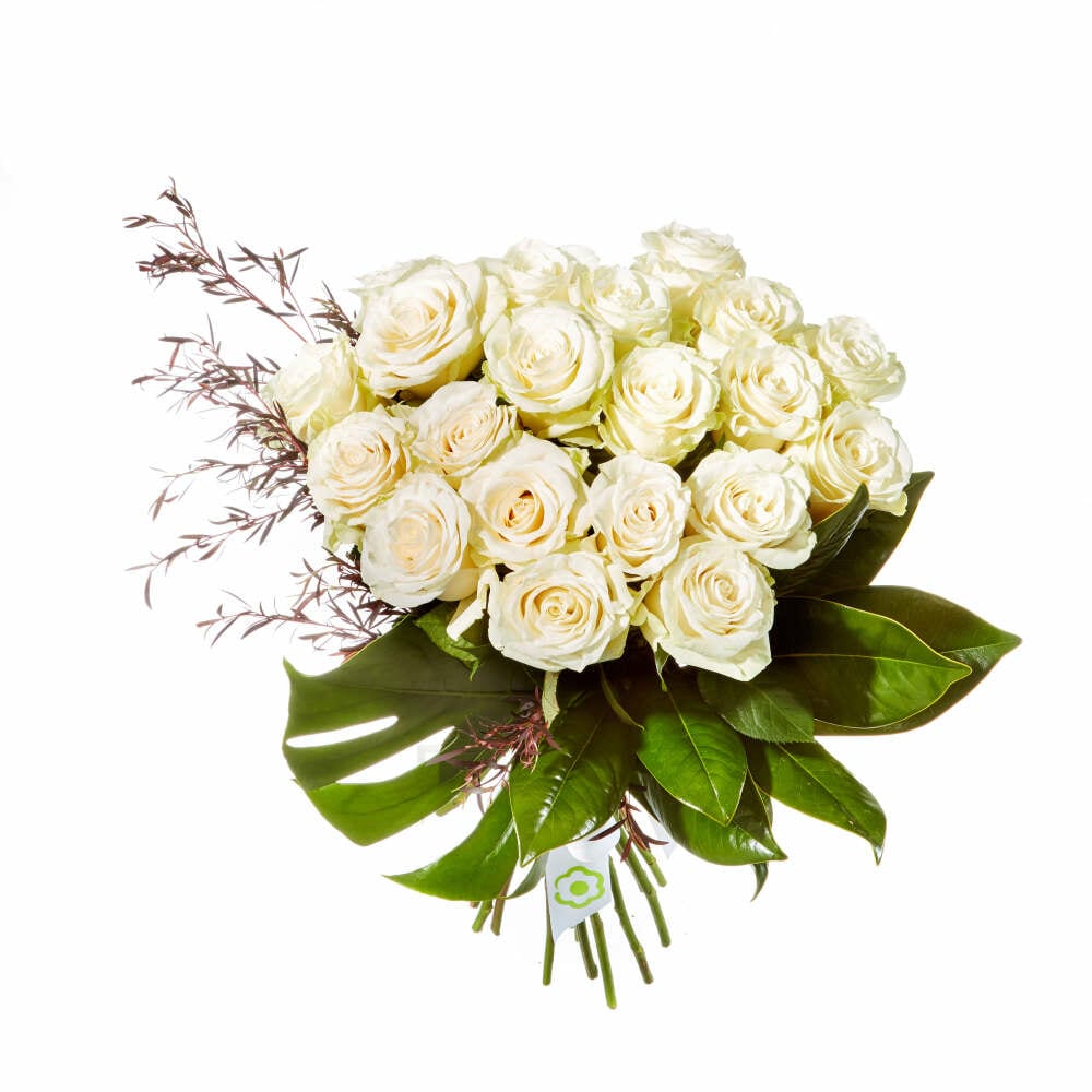 Pure White Rose Bouquet