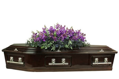 Purple Orchid Casket Flowers