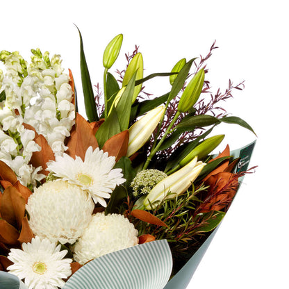 Rustic White Flower Bouquet