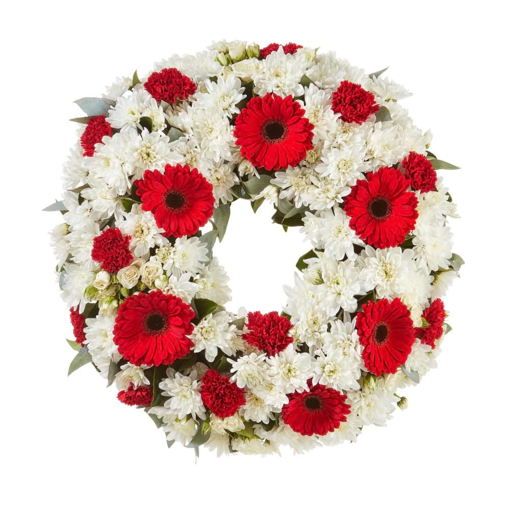 Red Floral Sympathy Tribute