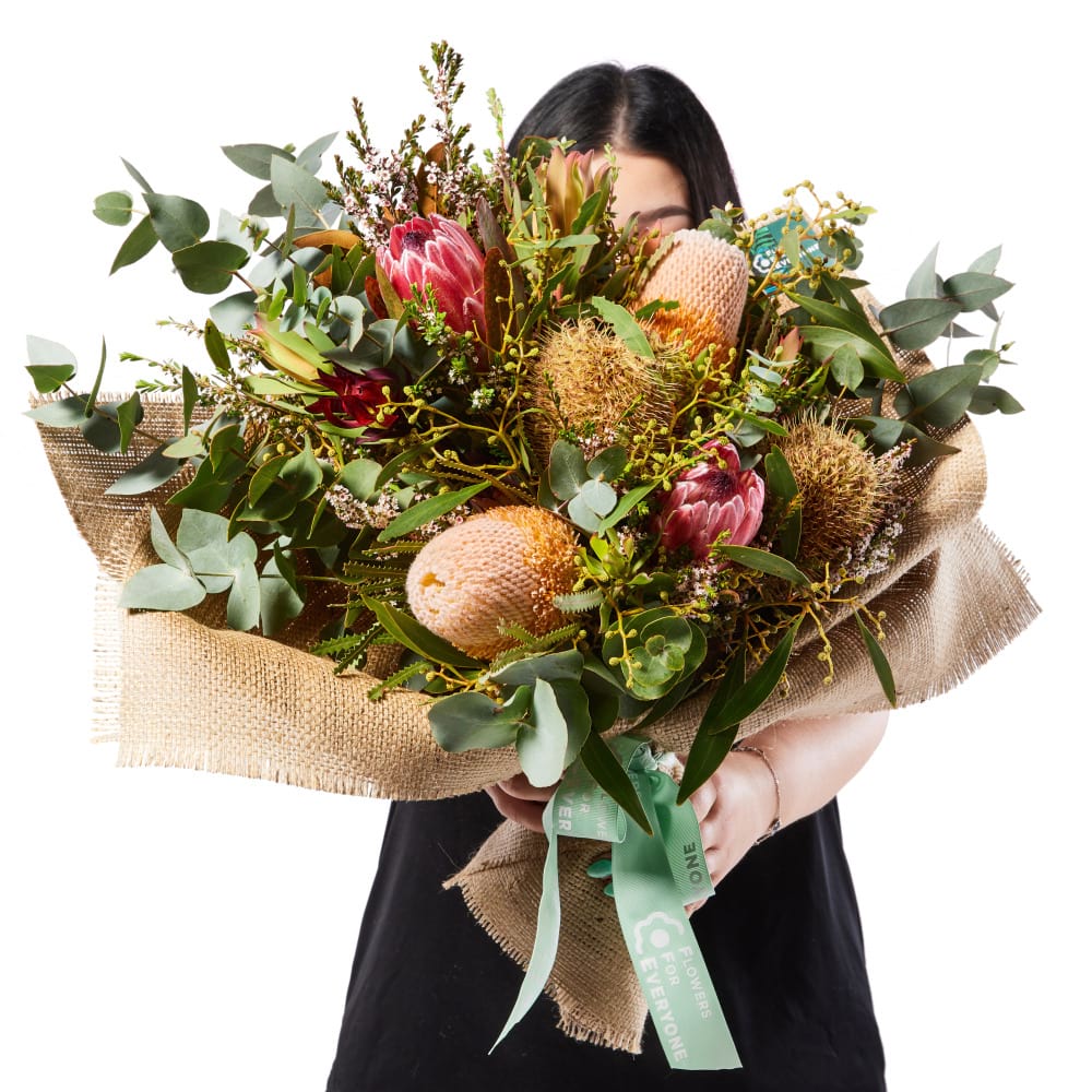 Native Hessian Bouquet