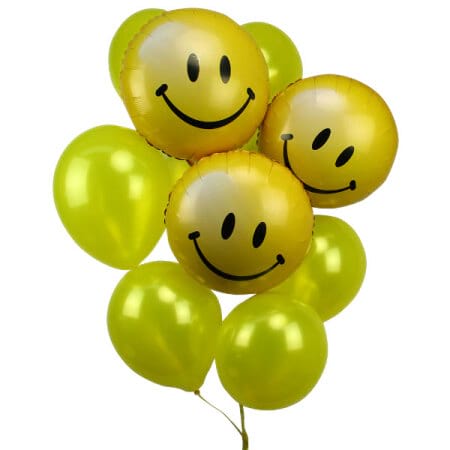 Smiley Face Balloon Bouquet