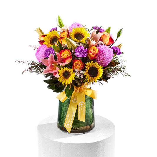 Sunny & Bright Flower Vase