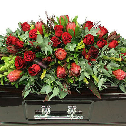 Natural Love Casket Flowers